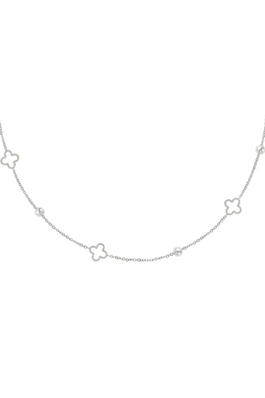 Collier trèfles ouverts Mamodo Femme